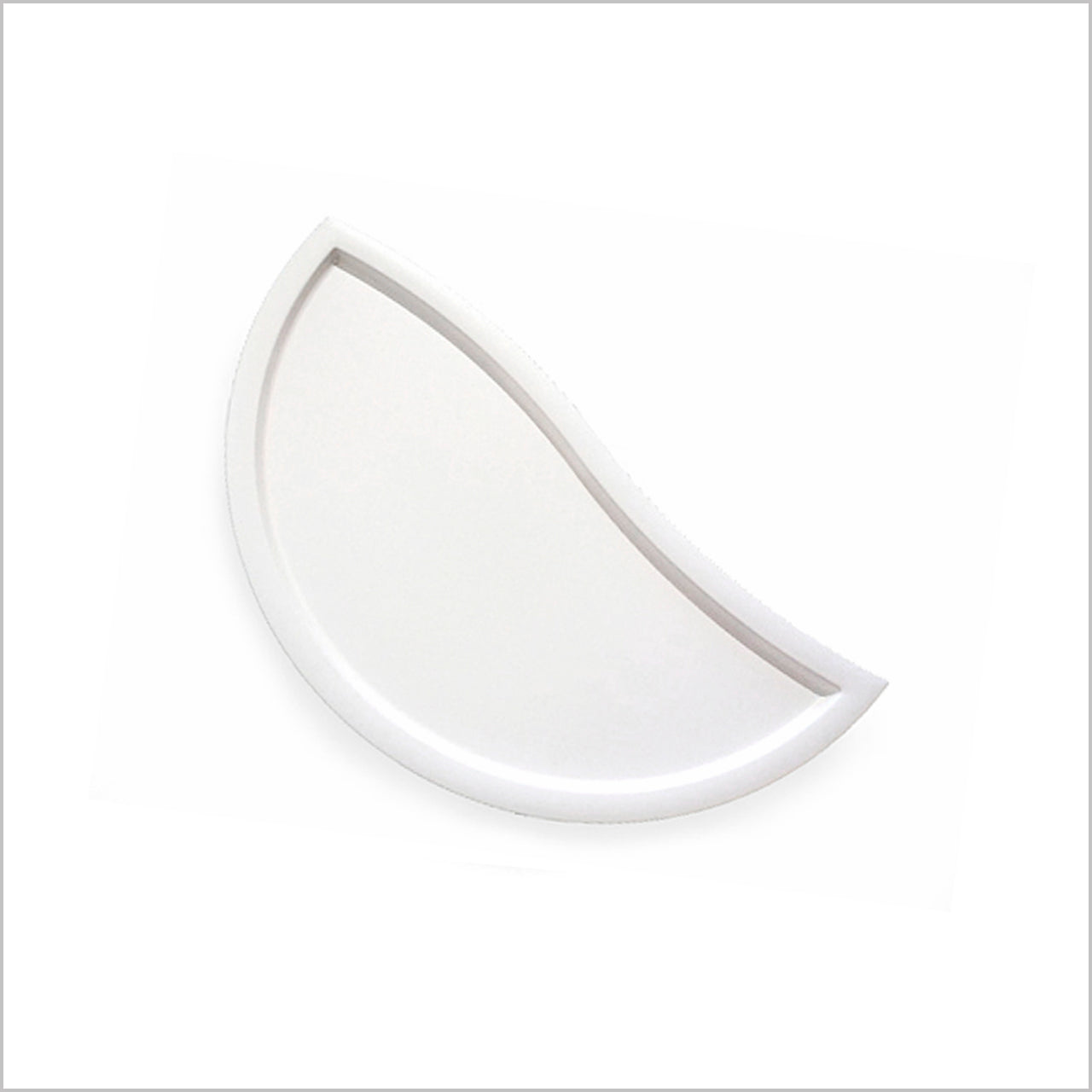couple plate / matte white