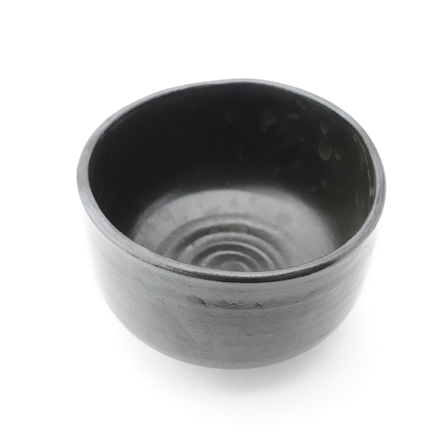 FD Black Glaze Matcha Bowl Nodate Hasami Porcelain