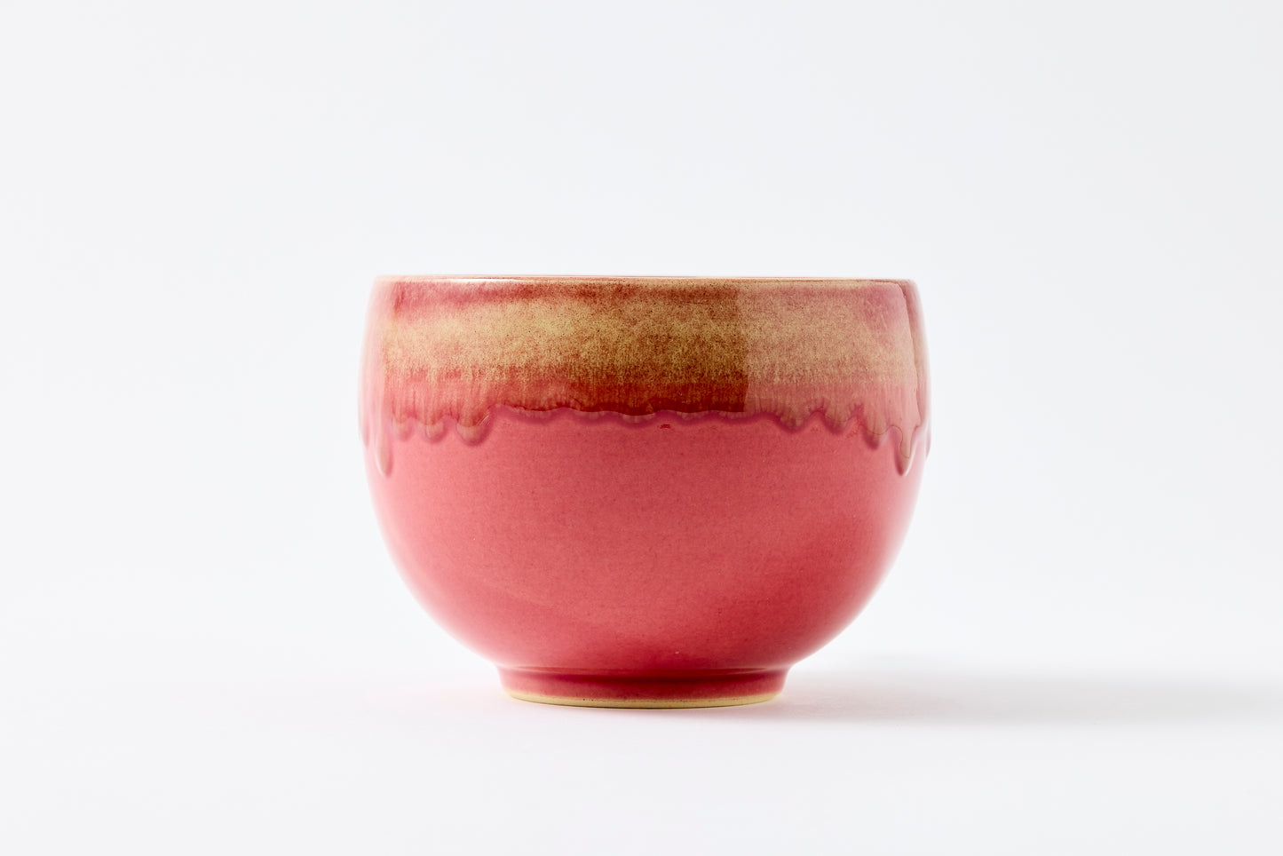 Edge Glaze BrushRound Bowl Matcha Bowl Hasami Porcelain