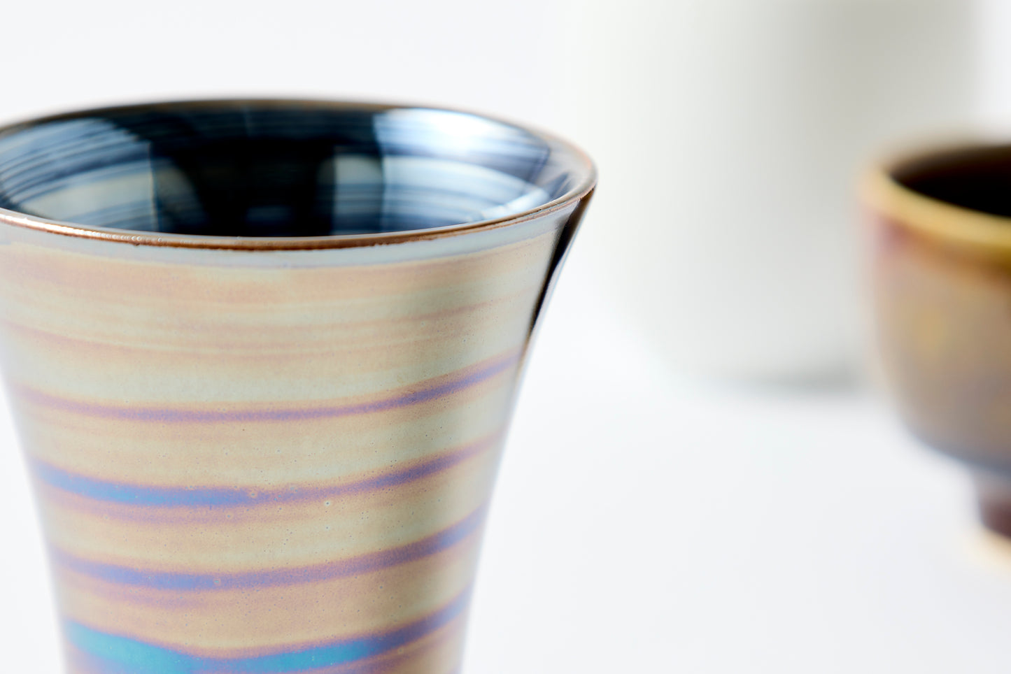 Japanese Sake Tasting Cup Set Hasami Porcelain