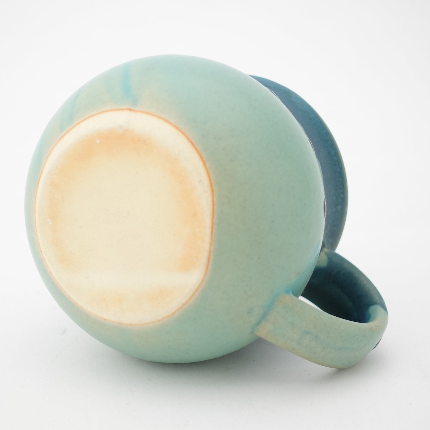 Turquoise Oribe Drip Glaze Aroma Mug Hasami Porcelain
