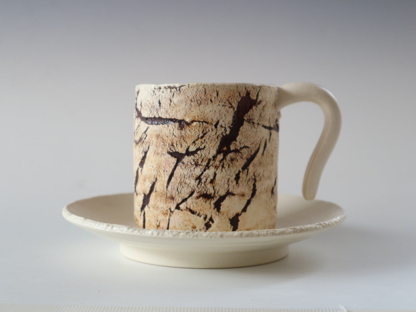 Coffee Cup & Saucer (White)