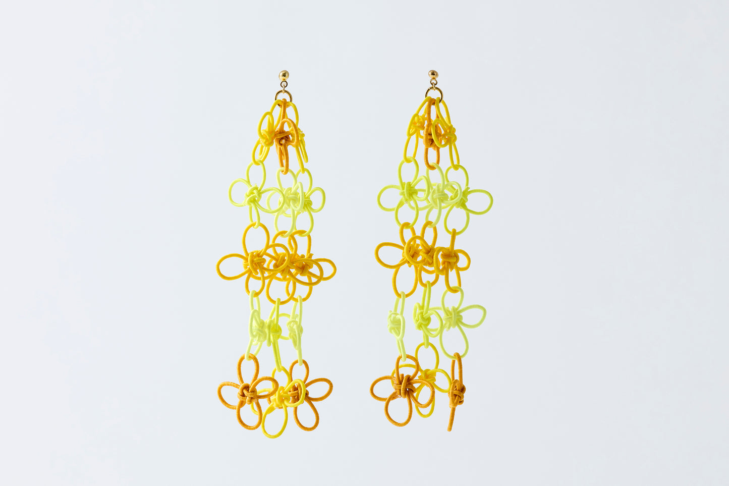 Flower Garden | Non-Pierced Earrings (Resin) - Sunlit Glow