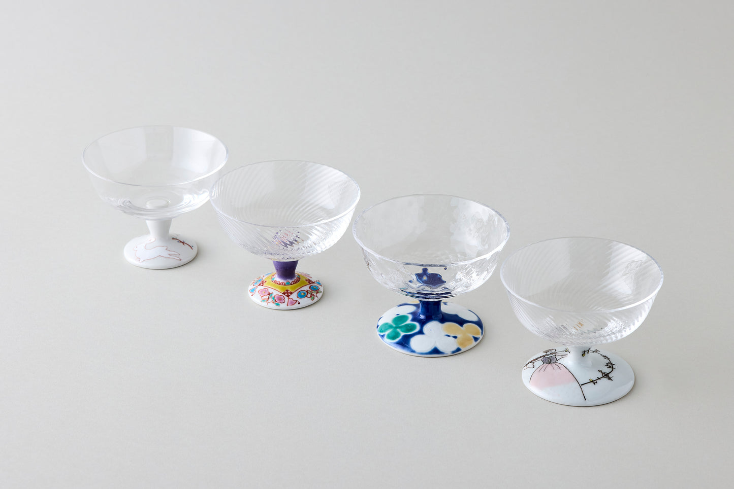 Dessert Glass Medium (Diagonal Cut) - Flute