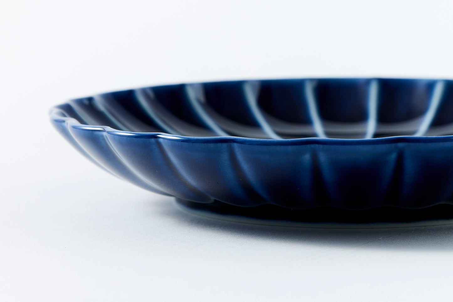 5-inch Plate Eggplant Navy Blue