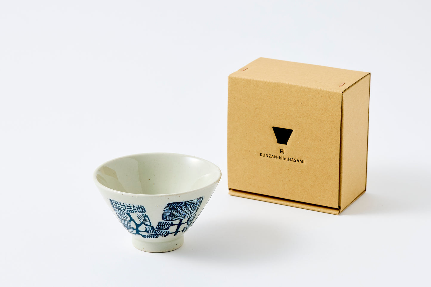 Inban AZTECA Rice Bowl Hasami Porcelain
