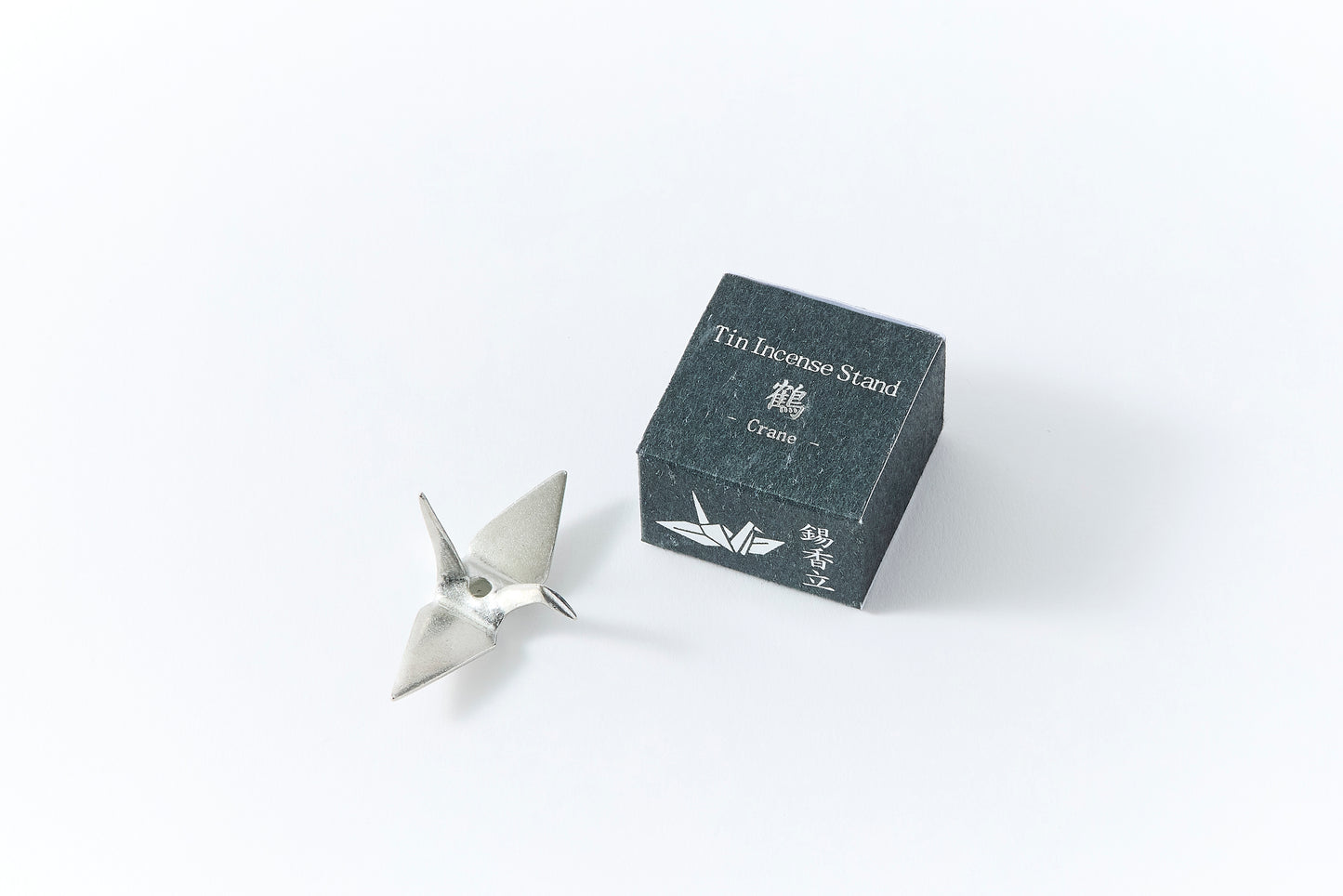 Tin Incense Holder - Crane