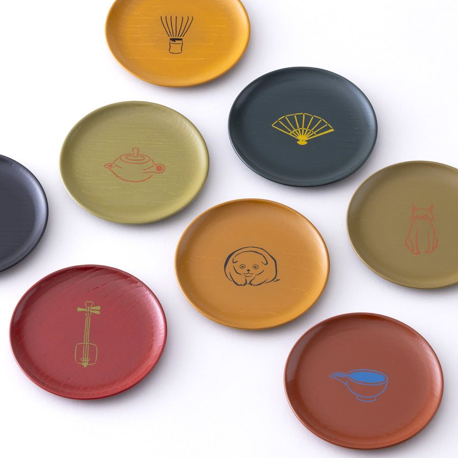 Lacquered Small Plate (Kyoto Tool Series)