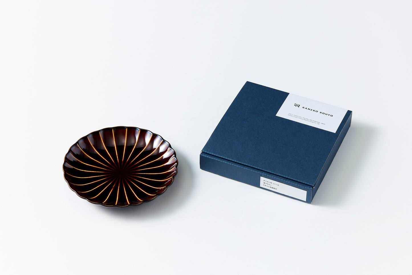 5-inch Plate Lacquer Brown