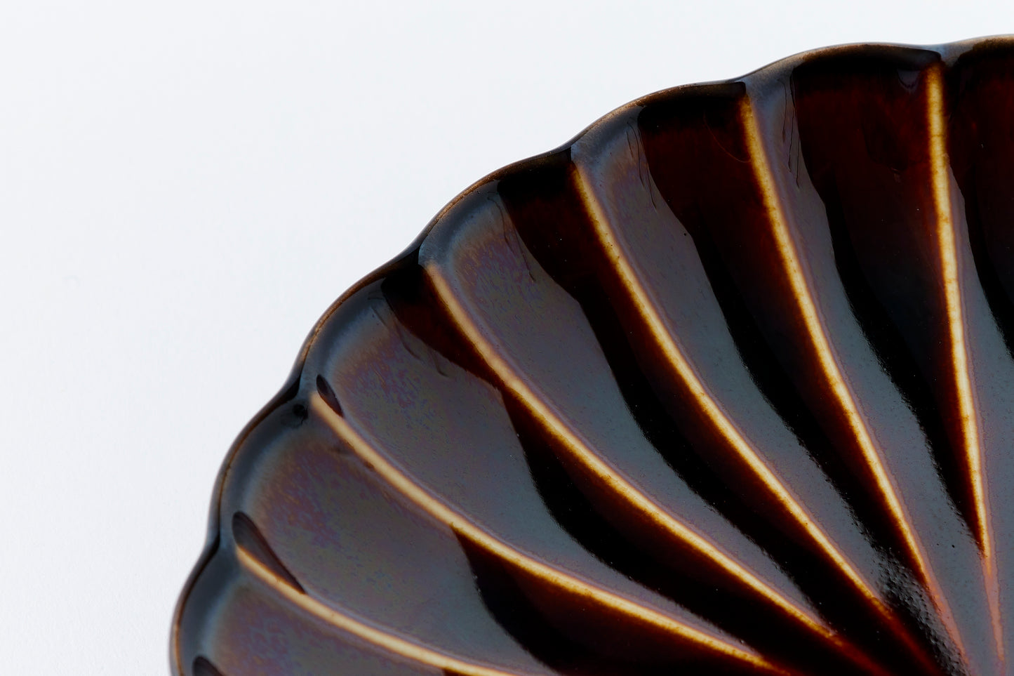 5-inch Plate Lacquer Brown
