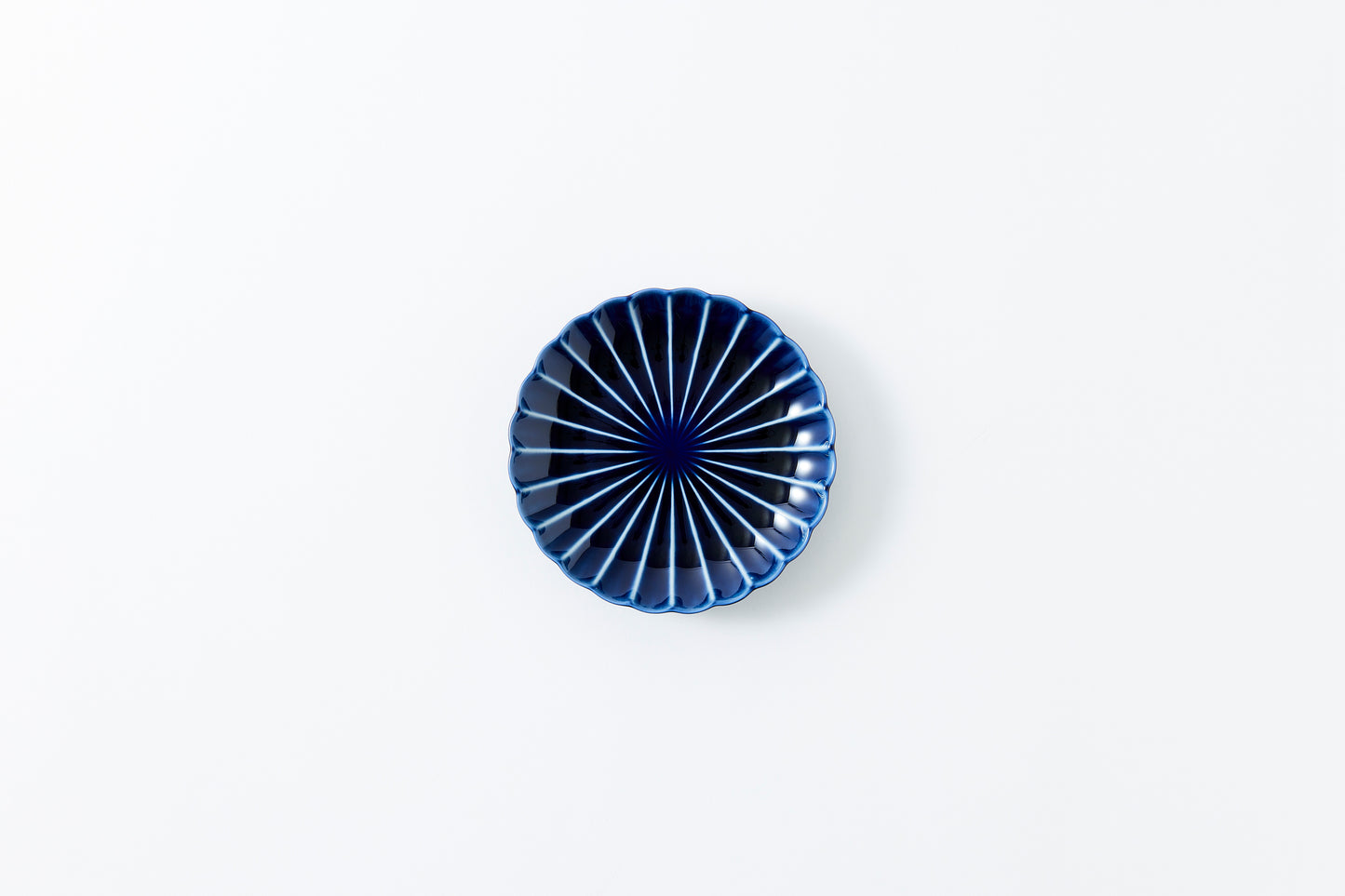 5-inch Plate Eggplant Navy Blue