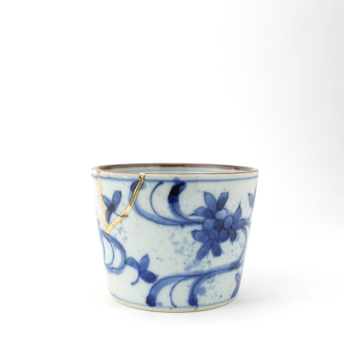 Gold Line Kosome Water Stream Sobachoko Imari Porcelain