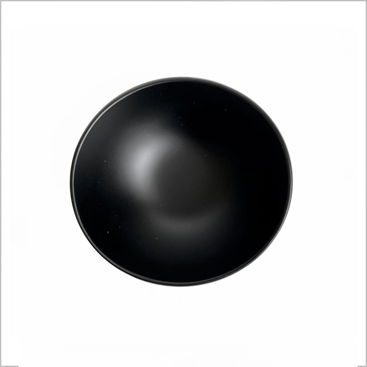 wave bowl / matte black