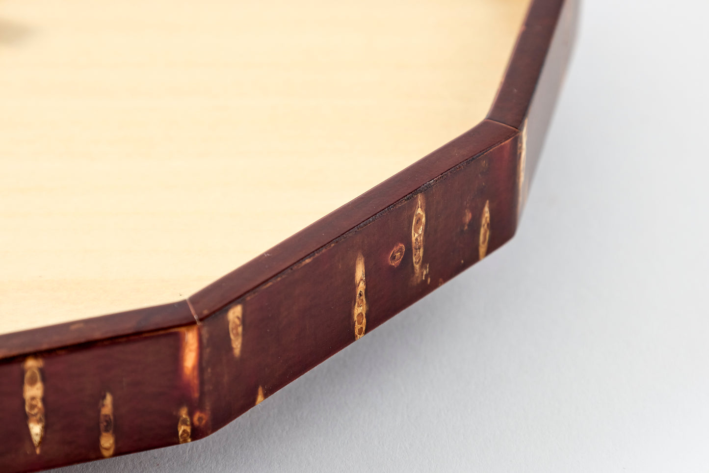 12-Sided Clock – Maple Wood