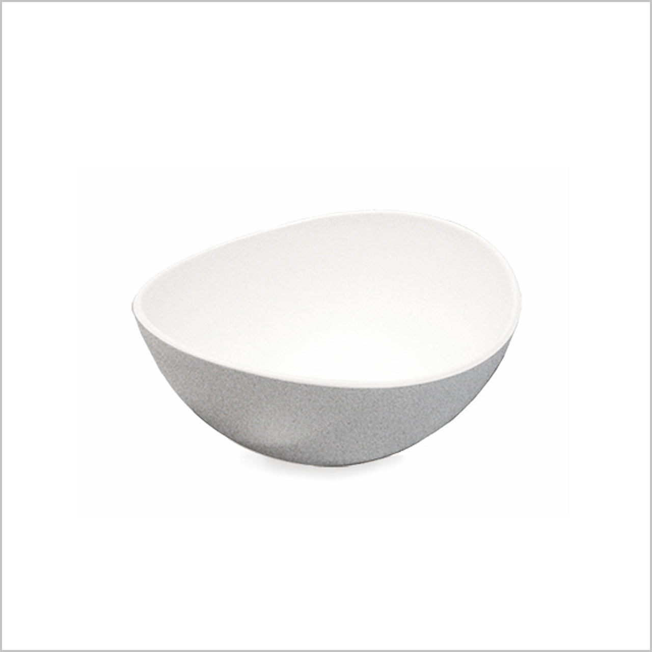 wave bowl / matte white