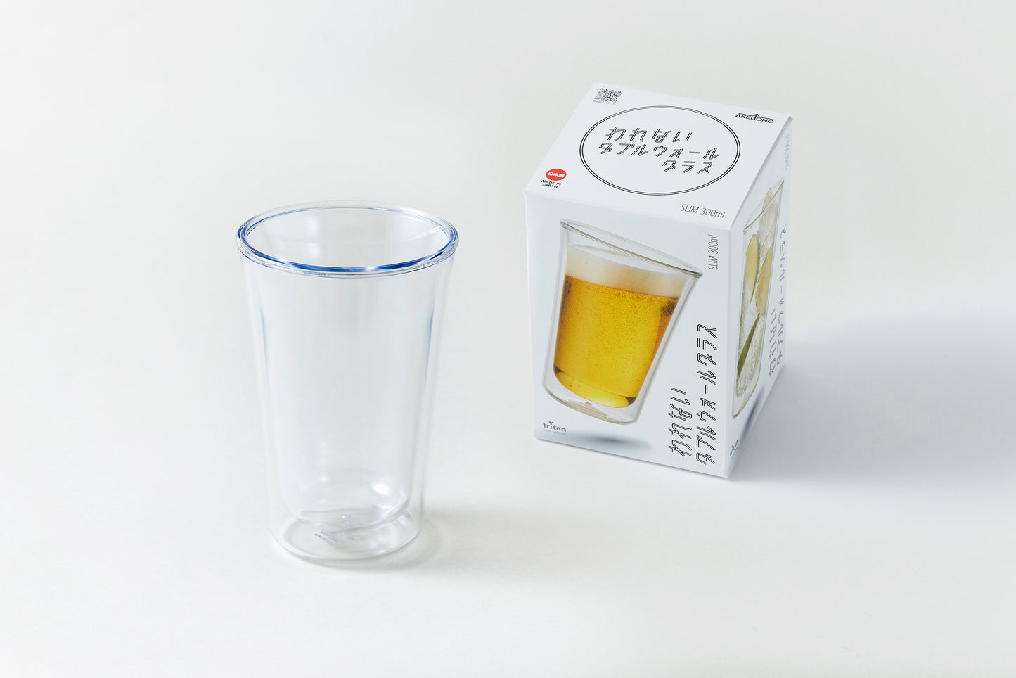 Unbreakable Double-Wall Glass Slim 300ml