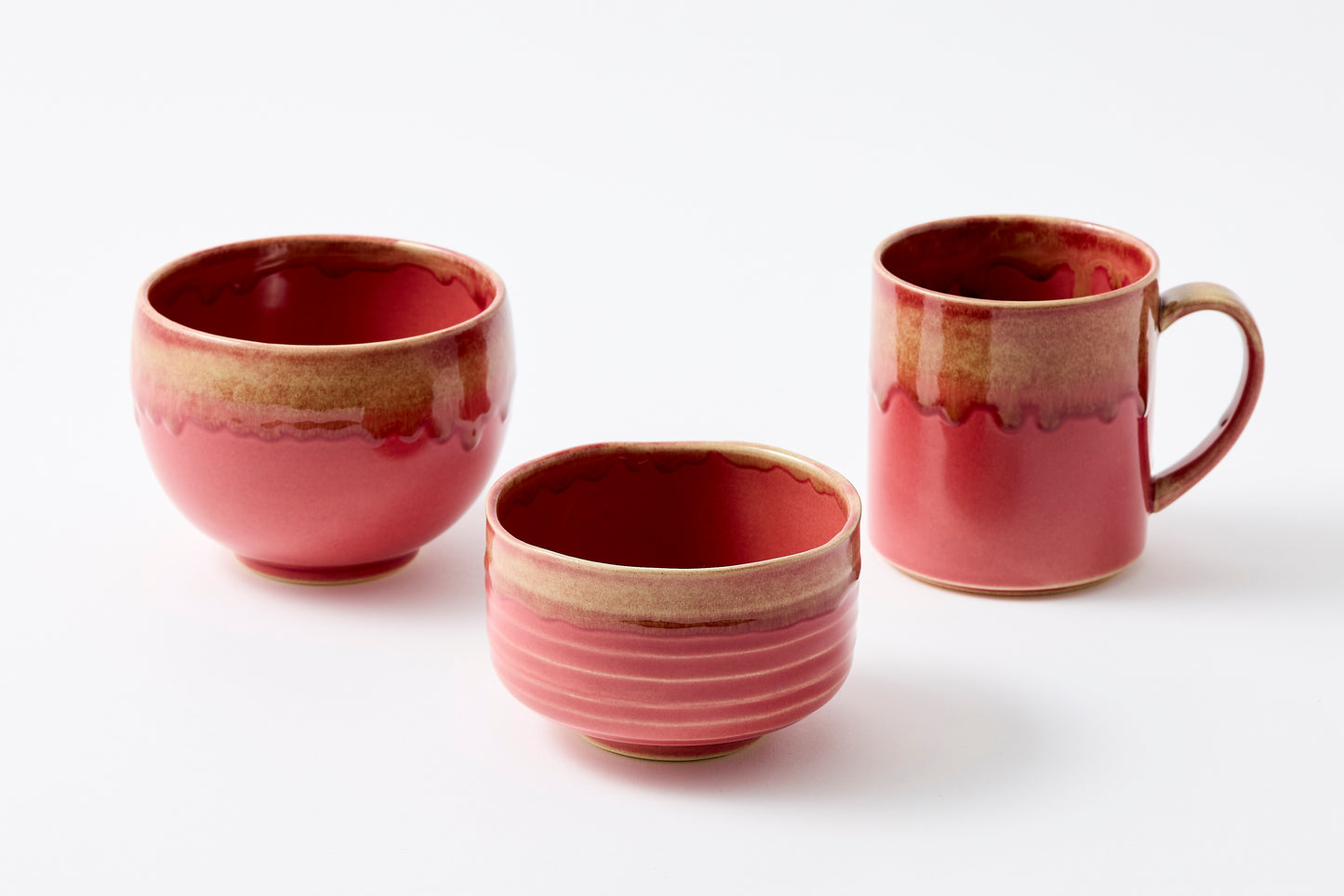 FD Edge Glaze Drip Nodate Matcha Bowl Hasami Porcelain