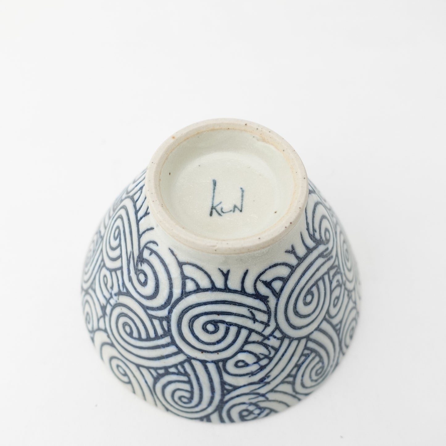 Inban UZUSHIO Rice Bowl Hasami Porcelain