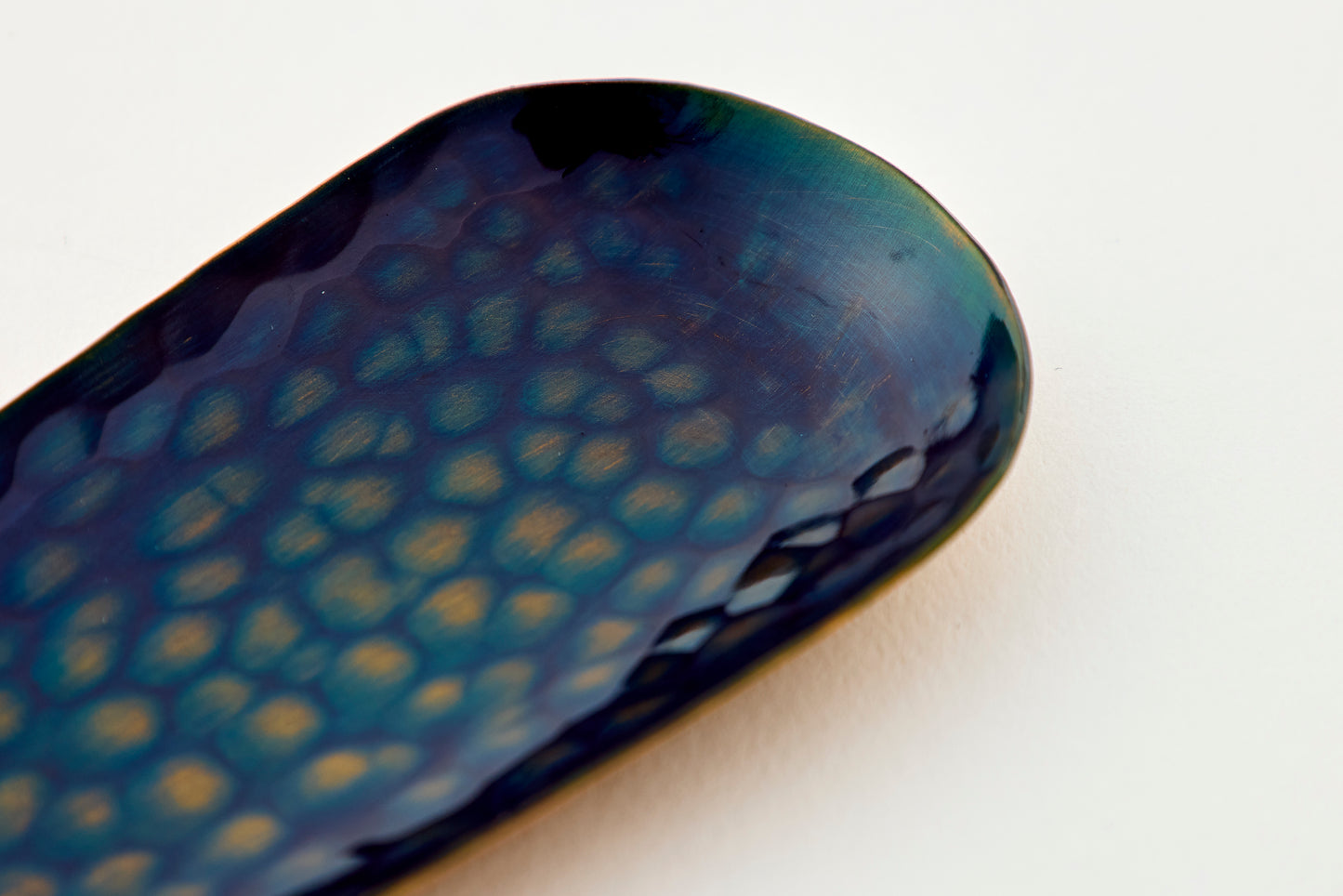 Hammered Pure Copper Tea Scoop