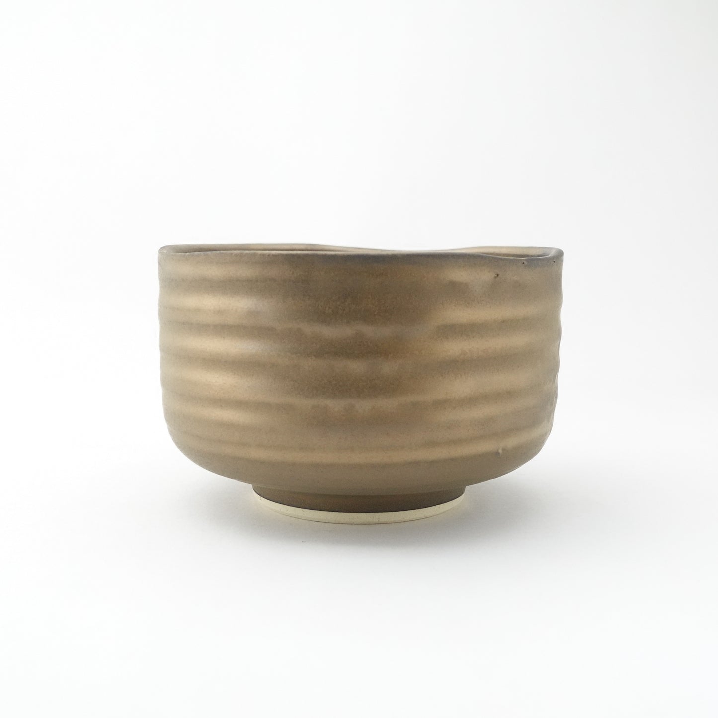 FD Gold Mud Glaze Nodate Matcha Bowl Hasami Porcelain