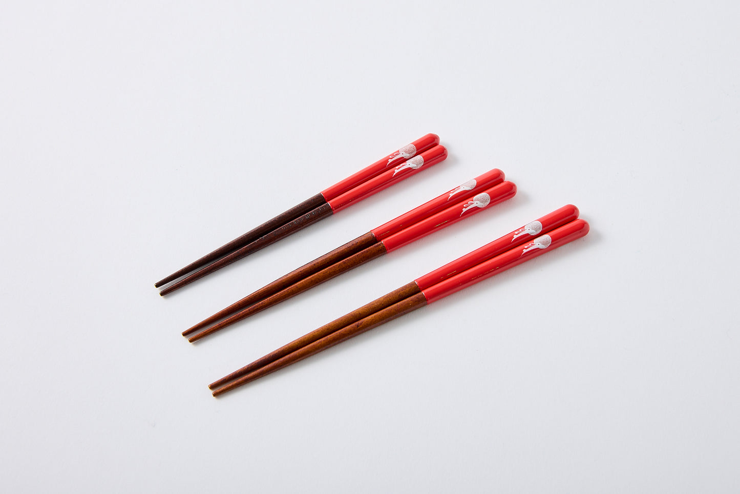 Dishwasher-Safe Moon Rabbit Chopsticks Red 14.5cm