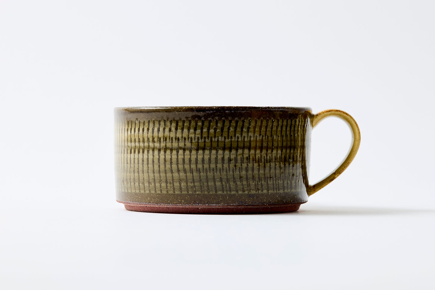FD Yellow Glaze Tobikanna Soup Mug Hasami Porcelain