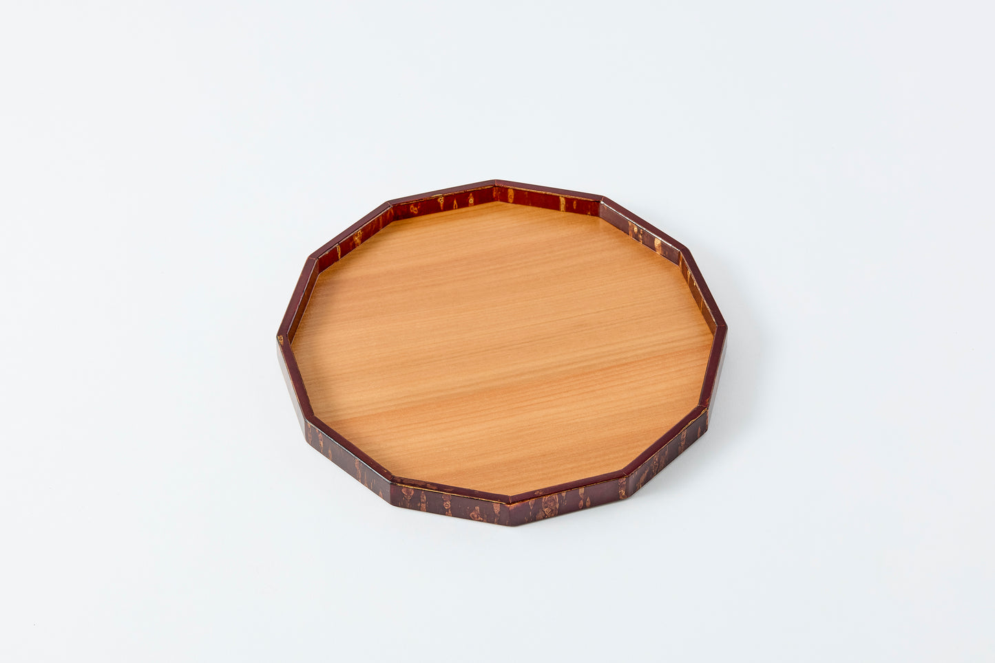 12-Sided Tray (Small) – Cherry Wood