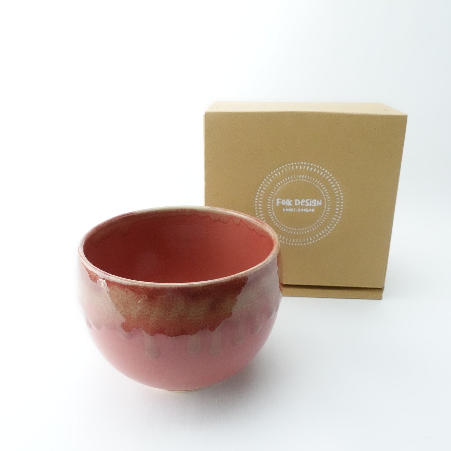 Edge Glaze BrushRound Bowl Matcha Bowl Hasami Porcelain