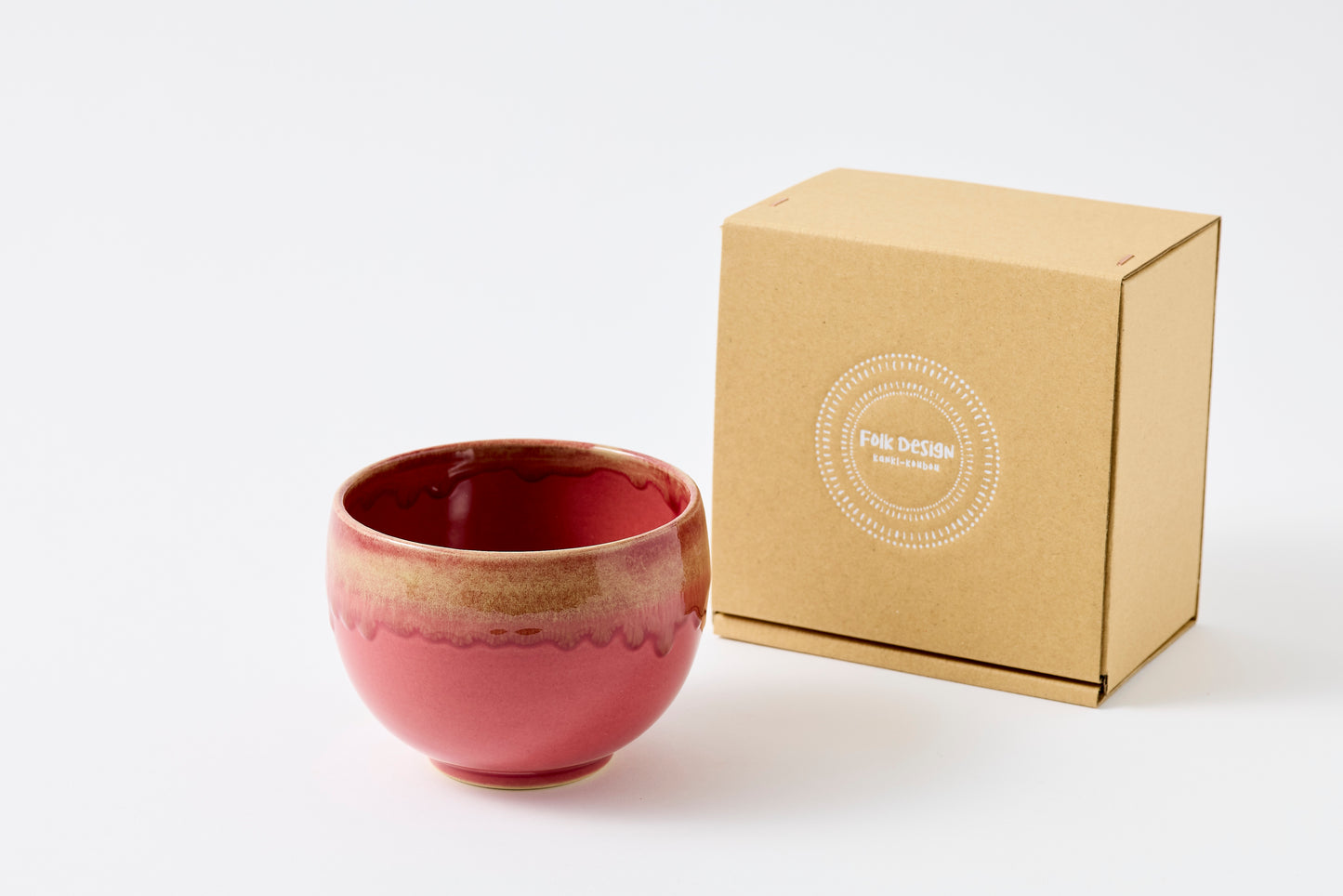 Edge Glaze BrushRound Bowl Matcha Bowl Hasami Porcelain