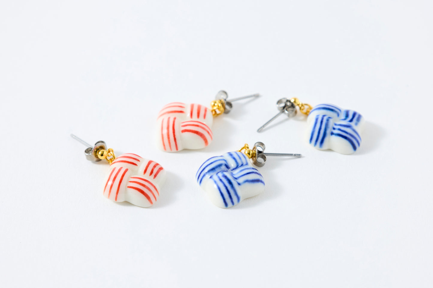 Musubi Red Earrings
