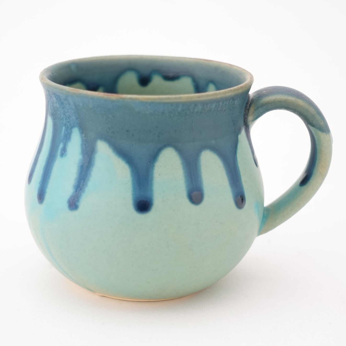 Turquoise Oribe Drip Glaze Aroma Mug Hasami Porcelain