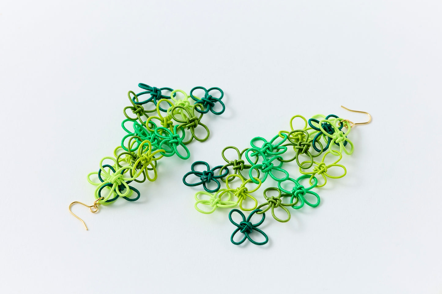 Flower Garden | Hook Pierced Earrings - Forest Breeze