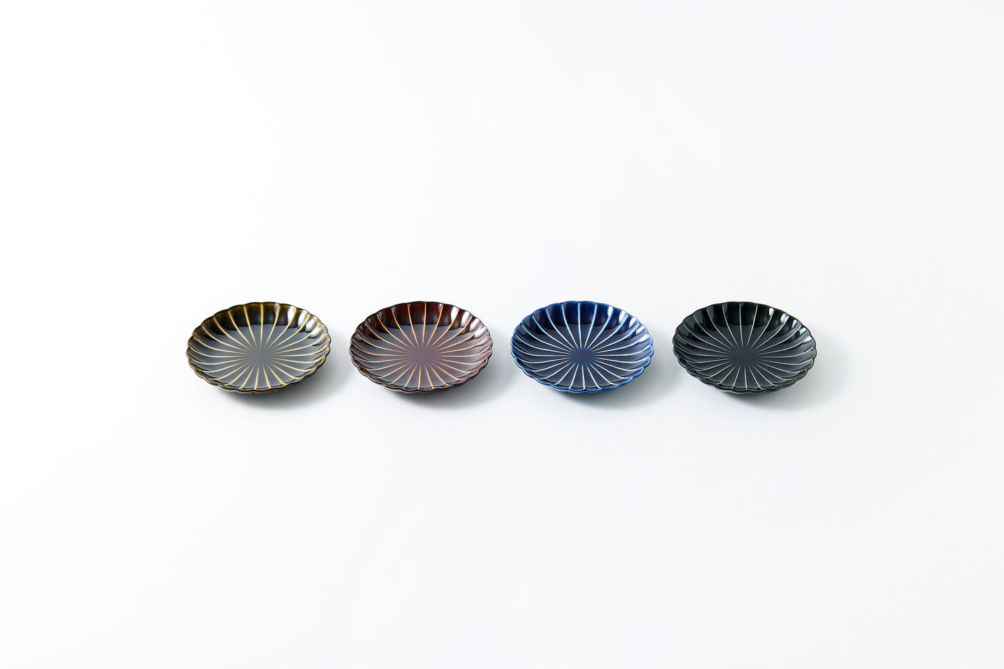 5-inch Plate Eggplant Navy Blue