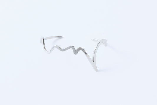"Kokoro" Bangle Small Silver