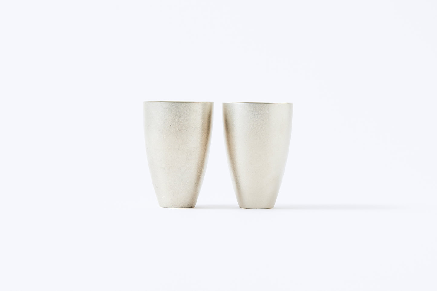 gekka Tin Sake Cup Set (For Chilled Sake)