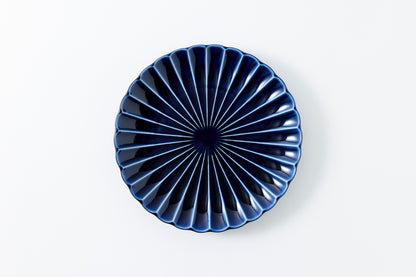11-inch Plate Eggplant Navy Blue