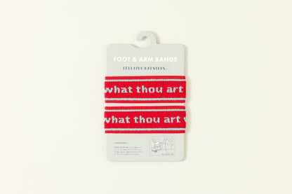 ankle bands / what thou art we know not.