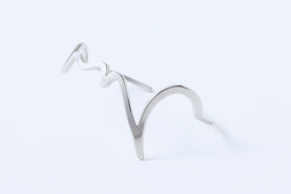 Kokoro Bangle Small Silver