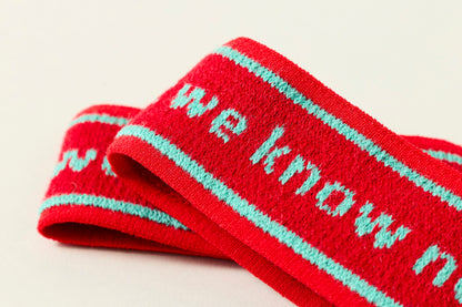 ankle bands / what thou art we know not.