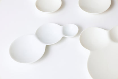 savone Divided Plate 3-section Dish