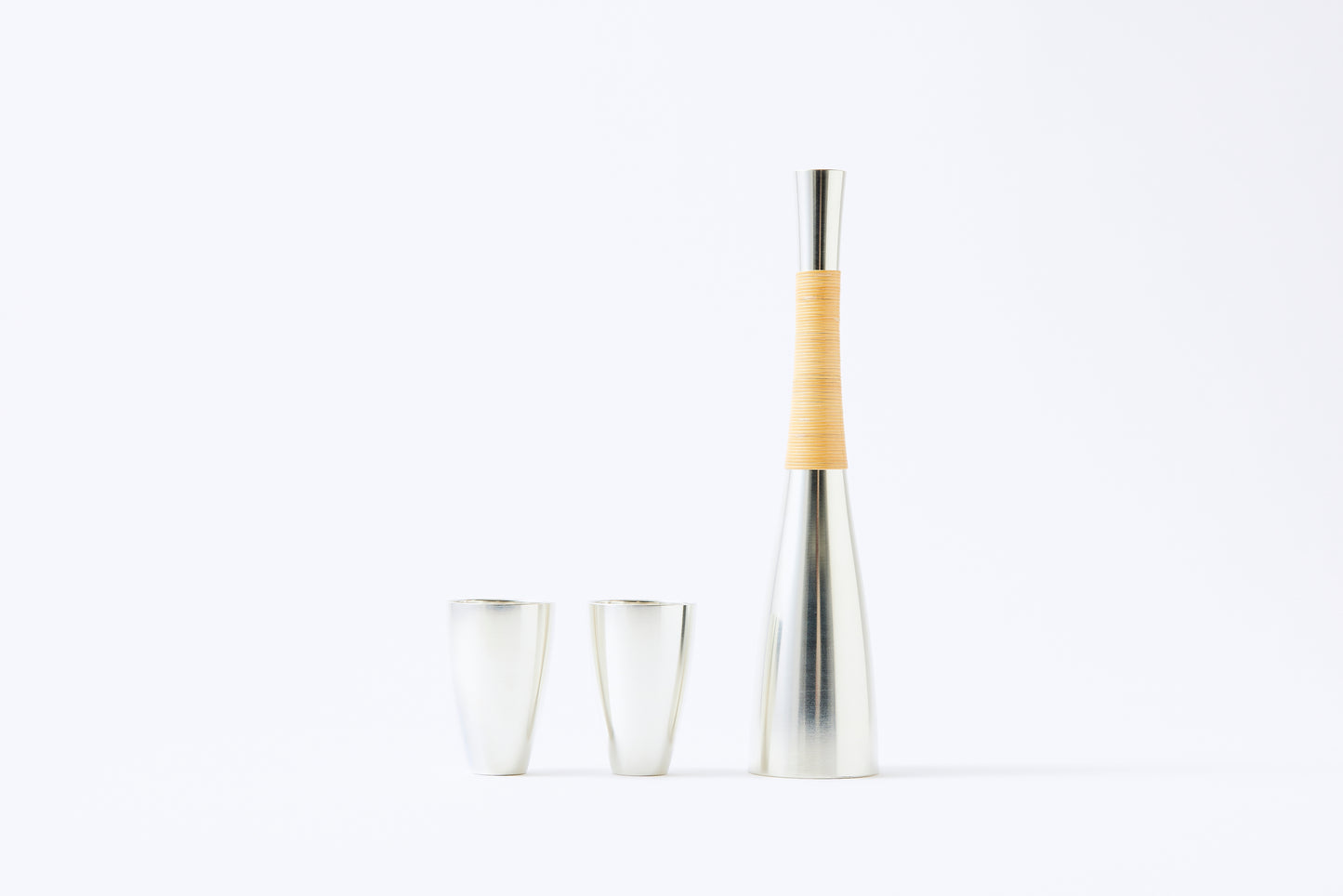gekka Tin Sake Bottle Set (For Warmed Sake)