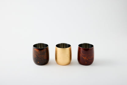 SHIMA Daruma Cup Red Sandalwood