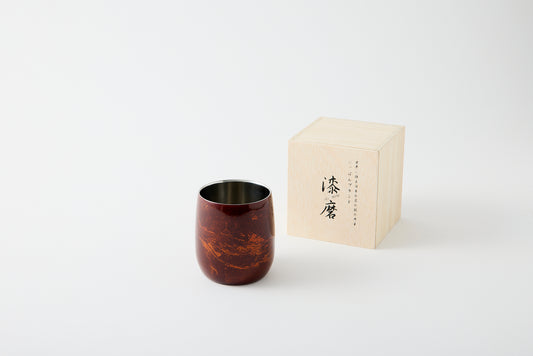 SHIMA Daruma Cup Red Sandalwood