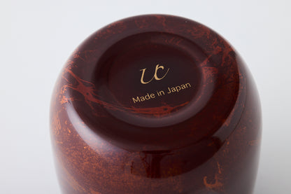SHIMA Daruma Cup Red Sandalwood