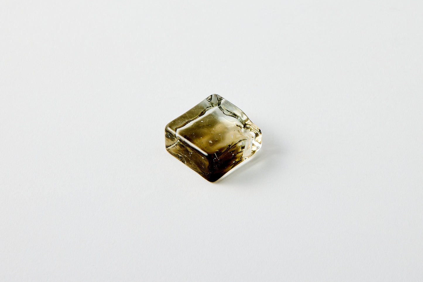 Glass Incense Holder Square Gray