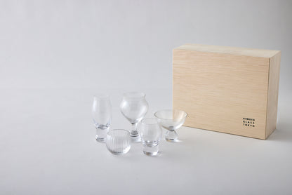 Edo Glass Japanese Sake Glass Collection