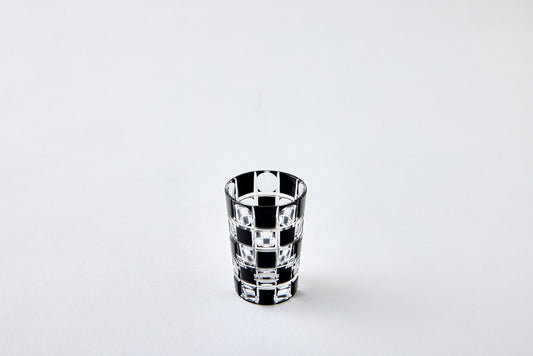 Edokiriko – Tamaichimatsu "玉市松" Shot Glass