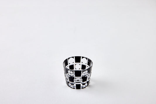 Edokiriko – Tamaichimatsu "玉市松" Japanese Sake Glass