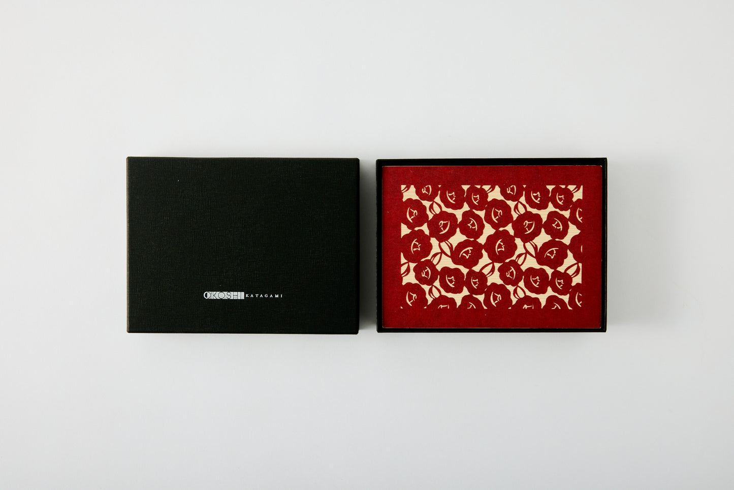 Stationery Box Ise Katagami [Camellia]