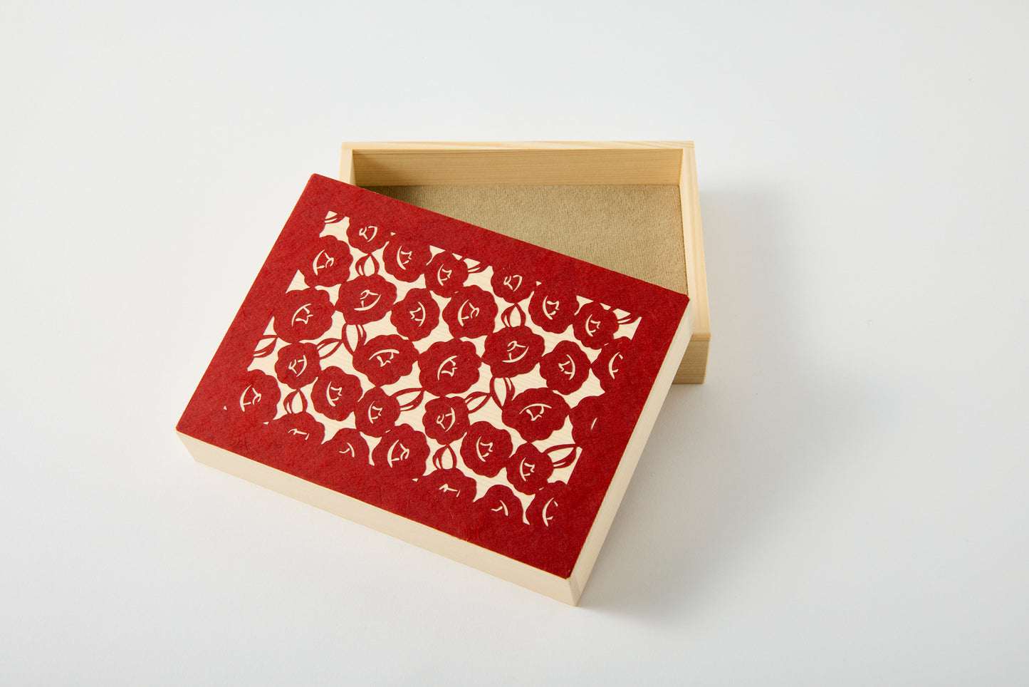 Stationery Box Ise Katagami [Camellia]